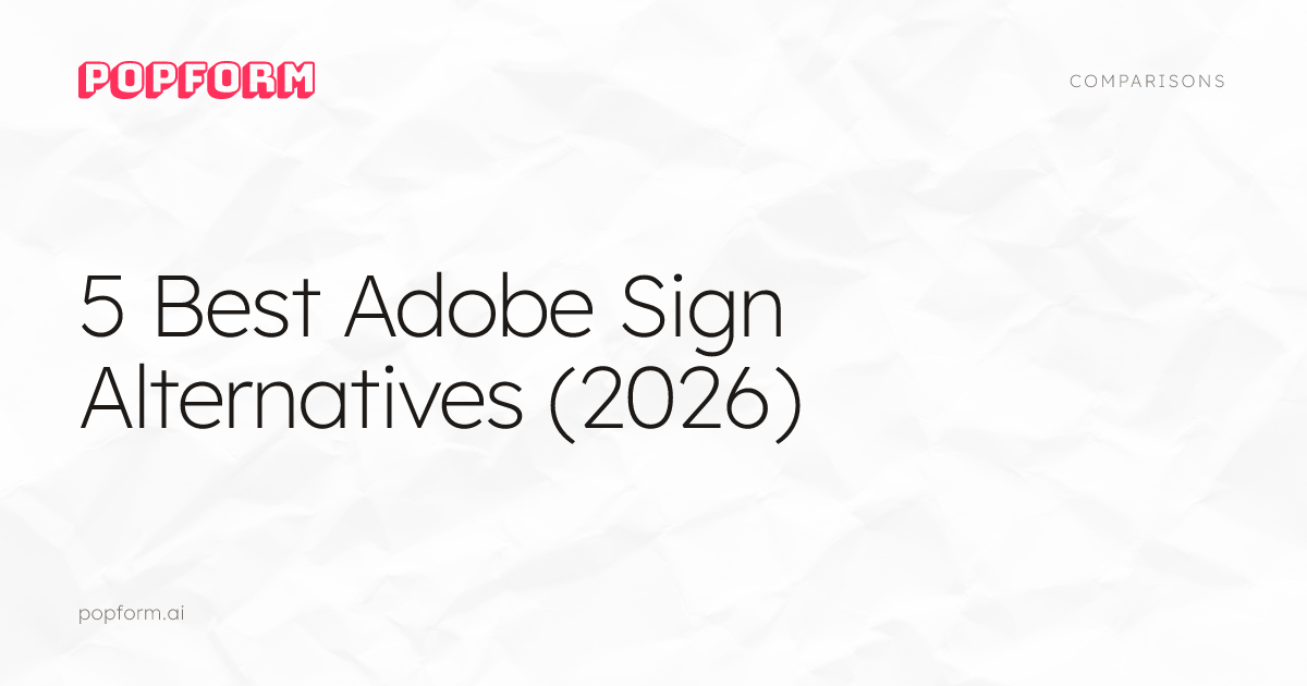 5 Best Adobe Sign Alternatives (2026)